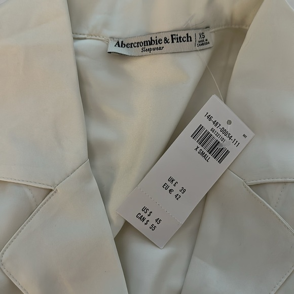 Abercrombie & Fitch Cream Lace Pajama Set - Picture 3 of 5